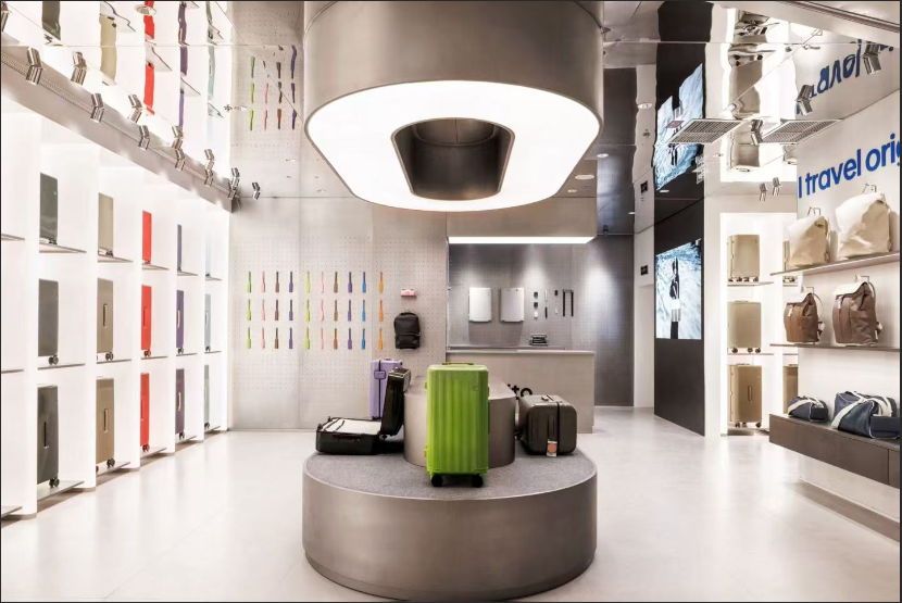 الأمتعة عرض الخزانة تخصيص حلول: تحسين العلامة التجارية صورة التجزئة