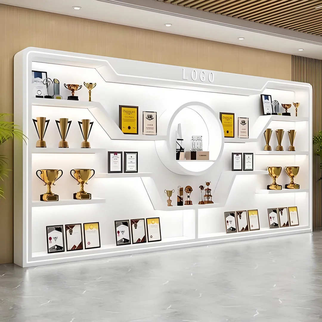 Celebrating Excellence: A Custom Display Stand for Trophy and Award Shops (باللغة الإنجليزية)